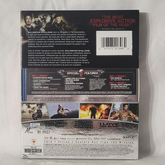 4/$10! The Expendables Blu-ray - Picture 2 of 3